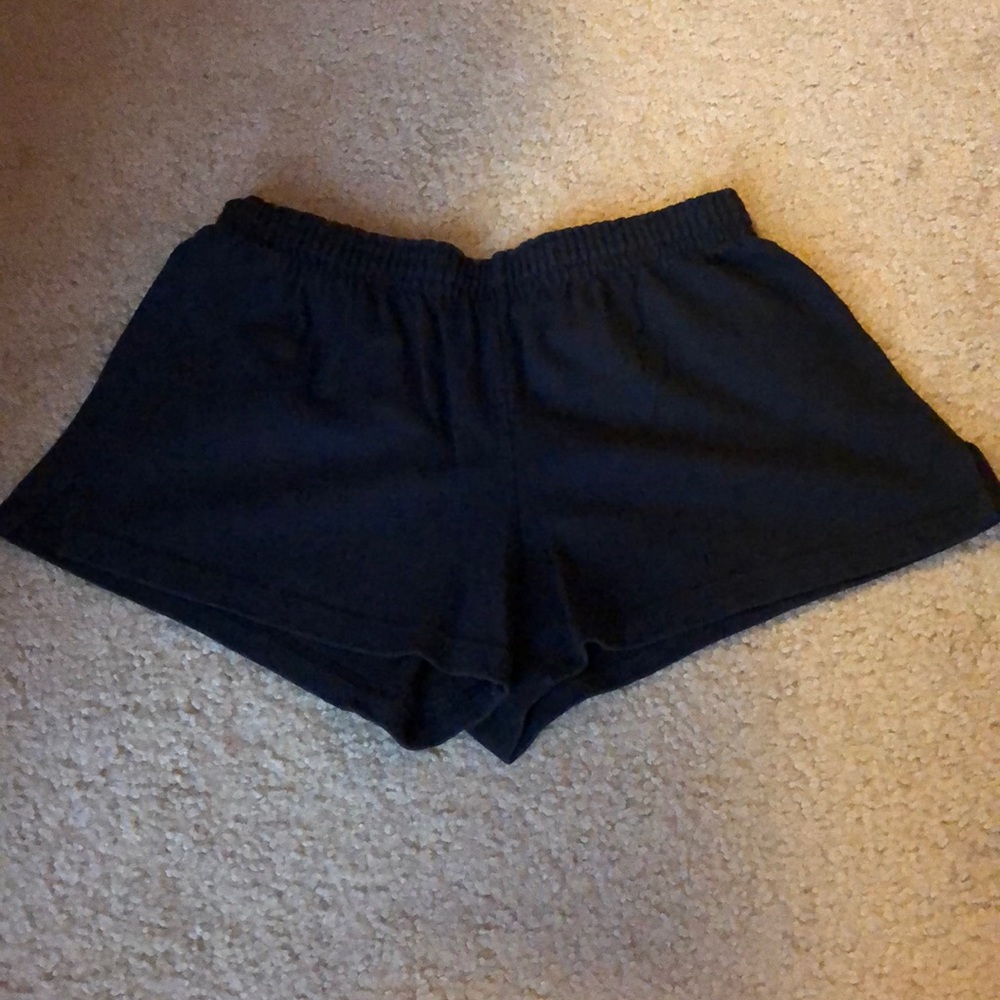 Girls soffe black shorts